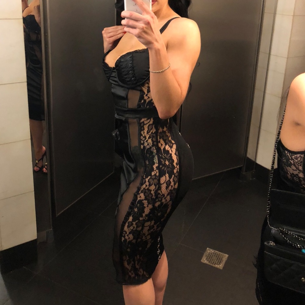 🚫 SOLD 🚫 Oh Polly lace panel dress
